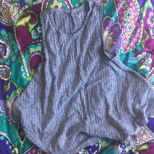 Grey loose fitting shirt